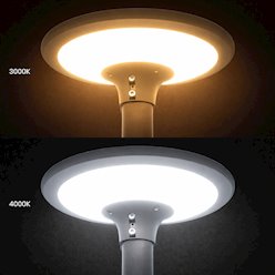 Lampa parkowa LED solarna Patio 20W 2100lm 3000-4000K