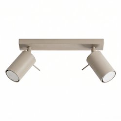 Kinkiet listwa z reflektorami Ring 2xGU10 taupe
