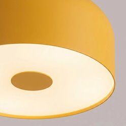 Lampa sufitowa okrągła Omiq 4xE27 żółta