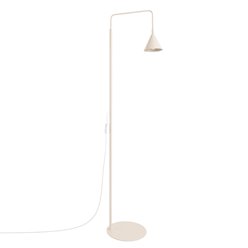 Lampa podłogowa ze stożkowym kloszem Nox 1xE14 beżowa