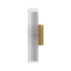 Kinkiet ścienny pionowy LED 6W 3CCT 30cm akryl złoty
