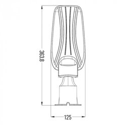 Lampa Uliczna LED 30W Street Premium 3900lm 6500K