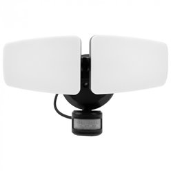 Halogen / naświetlacz LED 50W 3500lm SMD IP65 czarny z czujnikiem ruchu PIR - biała dzienna