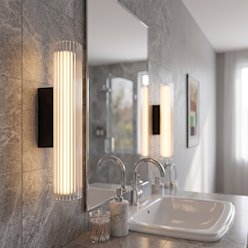 Kinkiet ścienny liniowy LED 6W 3CCT 30cm akryl czarny