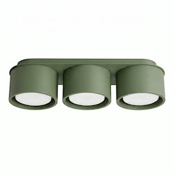 Lampa sufitowa potrójna tuba Modo 3xGx53 zielona oliwkowa