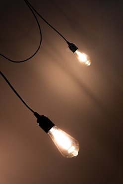 Lampa wisząca pająk ARANEA 6xE27 czarna