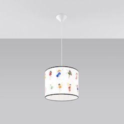 Lampa wisząca dziecięca Fairy 30 1xE27 wielokolorowa