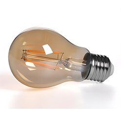 Żarówka LED E27 Filament A60 4W Amber 2200K