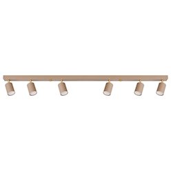 Listwa sufitowa 120cm z reflektorami Bueno 6xGU10 beżowa