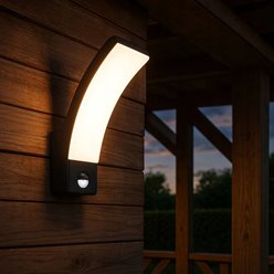 Kinkiet elewacyjny LED Gertha z czujnikiem ruchu 12W 4000K