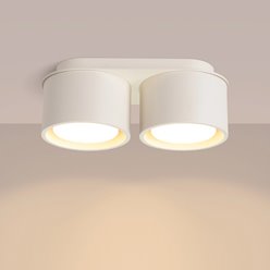 Lampa sufitowa podwójna tuba Modo 2xGx53 beżowa