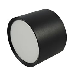 Tuba sufitowa okrągła Sakro 1xGX53 czarna
