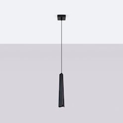 Lampa wisząca dekoracyjna Prysm 1xG9 czarna