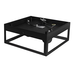 Lampa elewacyjna sufitowa 2xE27 Lidia czarna