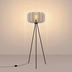 Lampa podłogowa filcowa Mula 45cm 1xE27 beżowa