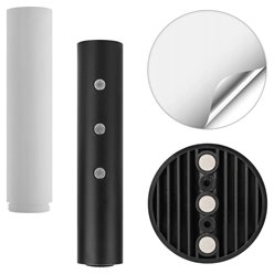 Kinkiet LED z akumulatorem USB na magnes 2,5W 250lm czarny