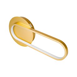 Kinkiet ścienny nowoczesny Goldi 13W 43cm złoty