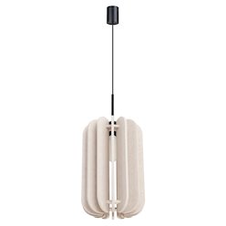 Lampa wisząca filcowa Mula 27cm 1xE27 beżowa