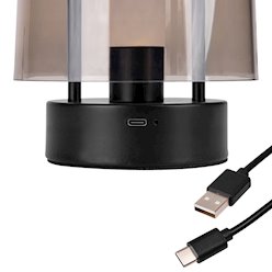 Lampa bezprzewodowa LED z uchwytem 2w1 - ładowanie USB