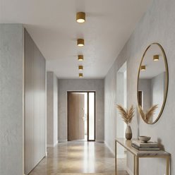 Lampa sufitowa GX53 Liora okrągła złota