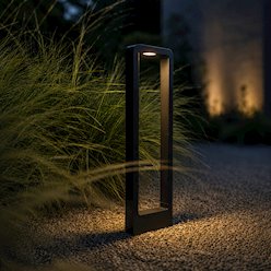 Lampa ogrodowa stojąca Infinity 60cm 10W CCT IP65 Czarna