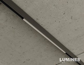 Lampa magnetyczna Mleczna Genesis czarna 15W 30cm 3CCT