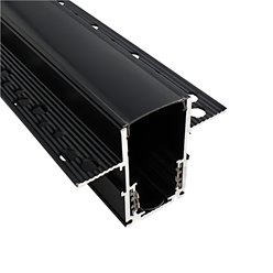 Szyna magnetyczna F-LINE gips-karton 12,5mm czarna - 3 metry