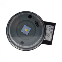 Lampa solarna na elewację Tube z czujnikem czarna
