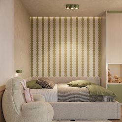 Lampa sufitowa potrójna tuba Modo 3xGx53 zielona oliwkowa