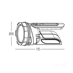 Latarka LED Szperacz X-MPR 5 210lm 6000K 1200mAh