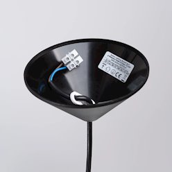 Lampa wisząca minimalistyczna Nova 30cm 1xE27 czarna