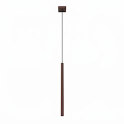 Lampa wisząca pojedyncza tuba Pastelo 1xG9 brązowa