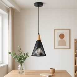 Lampa wisząca Yuna 1xE27 z dekoracyjnym kloszem