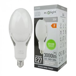 Żarówka uliczna LED E27-E40 30W 3000lm 4000K