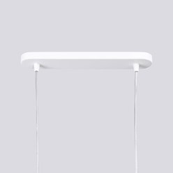 Lampa wisząca podwójna Liro 2xGU10 listwa biała