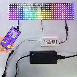Sterownik LED Cyfrowy RGB Muzyczny 5-24V Bluetooth