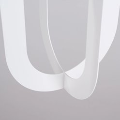 Lampa wisząca nowoczesna Nicus 1xE27 biała