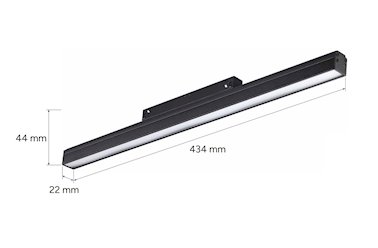 Lampa magnetyczna Mleczna Genesis biała 24W 44cm 3CCT