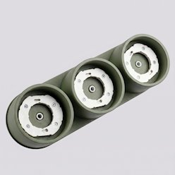 Lampa sufitowa podwójna tuba Modo 2xGx53 zielona oliwkowa