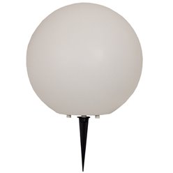 Kula ogrodowa E27 230V 35cm biała wbijana