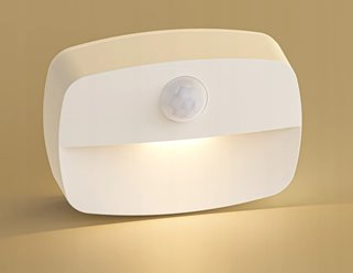 Lampka nocna LED z czujnikiem na baterie 3xAAA